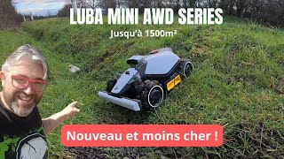 LUBA2 AWD Mini Series - The intelligent 4x4 robot mower up to 1500 m² - The Tesla of mowing!