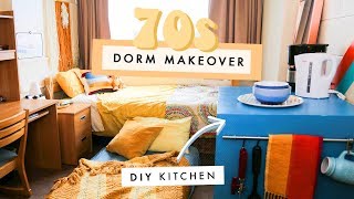 a groovy 70s dorm makeover!