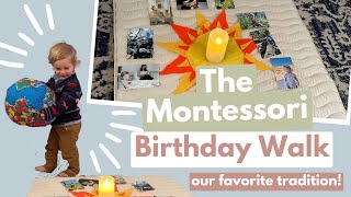 Montessori Birthday Walk | Montessori Birthday Song \