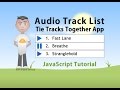 Audio Playlist Play Buttons JavaScript Programming Tutorial