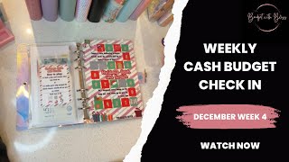 Weekly cash budget check in | Completing the 1st challenge of 2025! \u0026 Happy Mail  @BethanyBudgets