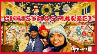 අපේ city එකේ පුංචි CHRISTMAS MARKET එක බලන්න යමුදMT SL❤️Life in Malta#srilanka#malta #sinhalavlogs