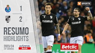 Resumo: FC Porto 1-2 Vitória SC (Liga 23/24 #28)