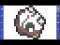 픽셀아트 포켓몬스터 no.774 메테노 유성의 모습 pixel art pokémon no.774 minior meteor form