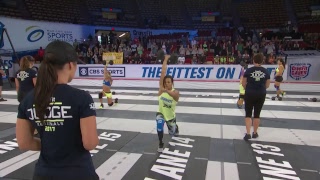 The CrossFit Games - Masters 35-49 Assault Lunge