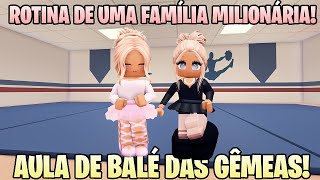 👉😱ROTINA DE UMA FAMÍLIA MILIONÁRIA NO BERRY AVENUE A AULA DE BALÉ DAS GÊMEAS🤭