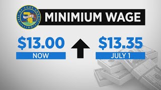 Minimum Wage To Rise Next Month
