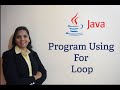 Java Tutorials 26 - Programs Using For Loop