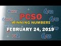 P49M Jackpot Ultra Lotto 6/58, EZ2, Suertres, Superlotto 6/49 Draw | February 24, 2019