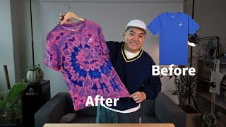 如何扎染T恤? 【只需要漂白劑】How To Bleach Dye T-shirts