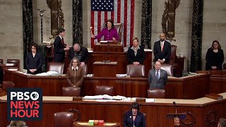What the House said about impeaching Trump -- and how he reacted