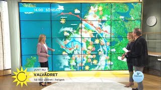 Meteorologen: ”Vi går mot ostadigare väder framöver” - Nyhetsmorgon (TV4)