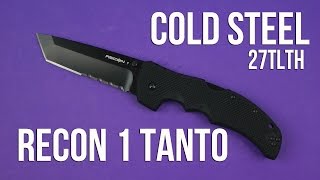 Распаковка Cold Steel Recon 1 Tanto 27TLTH