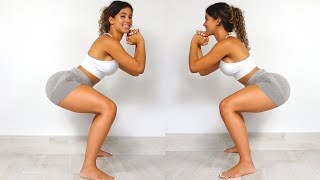 Perfect Booty and Legs Squat Challenge Home Workout!! (No Equipment Needed)
