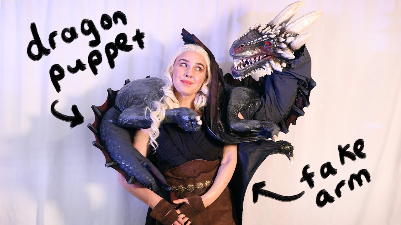 I Made A Dragon Puppet In A Week Youtube