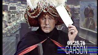 Carnac the Magnificent with Predictions about Snoopy and Taxi Driver on Johnny Carson's Tonight Show