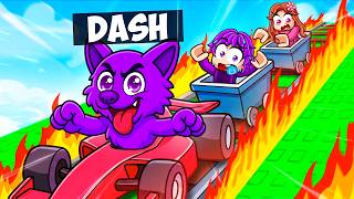 I Became a DOG in CART RIDE DOWN A MOUNTAIN!