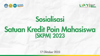 Sosialisasi SKPM 2023 - UPN Jatim