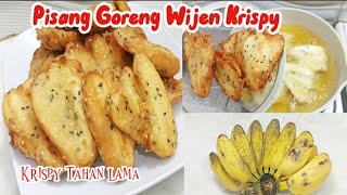 Ide Ta'jil Bulan Puasa Gampang Bikinnya Pisang Goreng Wijen Krispy Enak Dan Krispy Tahan Lama