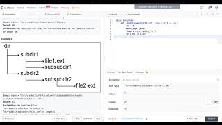 Leetcode 388. Longest Absolute path - python