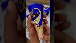 Amul Cone Ice cream #tasty  #butterscotch #short #Amul #IceCream #coneicecream