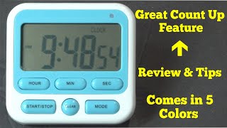 KTKUDY Digital Kitchen Timer Review: Mute/Loud Alarm, 24Hr Count Up/Down, and More!