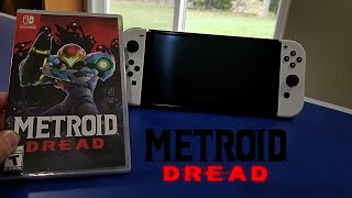 Metroid Dread Unboxing and Gameplay Nintendo Switch OLED