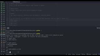 #Python3 .8 #python #programming with #Atom - #Math #Module #Update