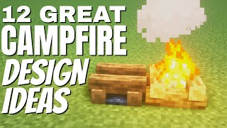 12 Uses of the Campfire in Minecraft: 12 EASY Design Ideas that you can do with a Minecraft Campfire