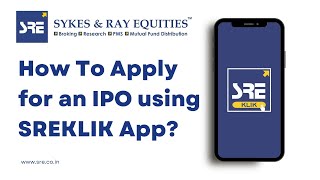 How To Apply for an IPO using SREKLIK App?