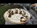 bharat haat kalarambh bharat haat handicraft art brass pooja aarti thali kapoor dish