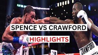 Terence Crawford vs Errol Spence Jr Highlights & Knockouts