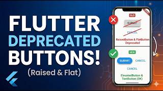 Deprecated RaisedButton and FlatButton in Flutter