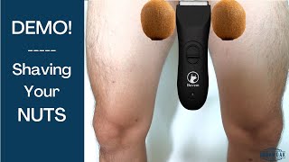 DEMO How to Shave Your Balls? | Bovem Globe Trimmer Review | Best Ball Trimmer 2021?