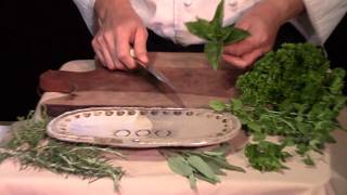 Knife Skills Series: Cutting Herbs