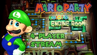 Mario Party 1 4-Player Online Stream | Chaos in the Engine Room!