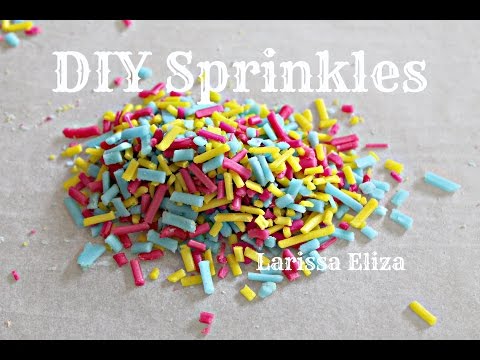 DIY Sprinkles - How to make sprinkles at home DIY Sprinkles - How to make sprinkles at home