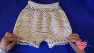 Short de niñas (con la diestra y tabla de medidas)