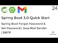 Spring Boot Forgot Password & Set Password | Java Mail Sender | SMTP