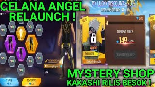 BOCORAN FF !! EVENT TERBARU 2025,CELANA ANGEL MERAH,HIJAU,KUNING RELAUNCH,MYSTERY SHOP PART2 KAKASHI