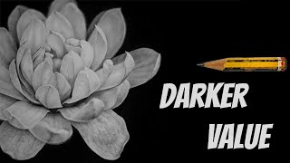 How to create dark background for your pencil drawing - no shine - fast and easy
