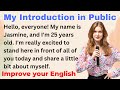 Introduction in Public | Improve your English | Speak Fluently  | Level 1 | Shadowing Method