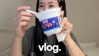 소소잼 요즘 일상 vlog. 땡초 넣고 해장라면, 돌아온 흑발이니, 여름밤 소확행🍨 강남역 저속노화 맛집, 오랜만에 보드게임 🎮