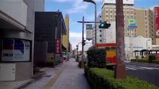 Walking in Matsue City Japan - 松江市 - Shimane Prefecture - Walk to Castle Area 2018