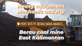 Berau East Kalimantan coal mining heavy equipment mechanic activities. #juankztech #excavator