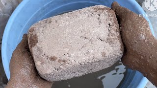 Red Stoney Sand Water Crumbling ASMR