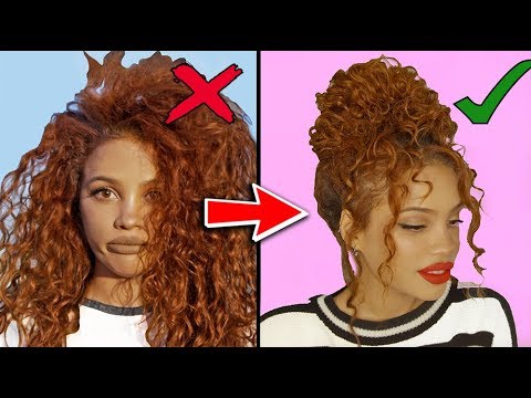 8 CURLY HAIRSTYLES FOR STUBBORN HAIR! 8 CURLY HAIRSTYLES FOR STUBBORN HAIR!