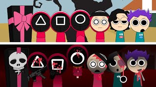 Incredibox Sprunki But SQUIDKI | New Mod | CUTE VS SCARY BEATS 2