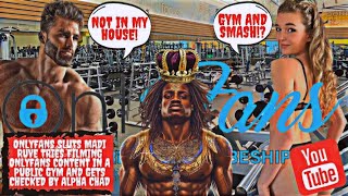 OnlyFans Slut Madi Ruve Tries Filming OnlyFans Content in Public Gym and Gets Checked by Alpha Chad