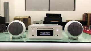 Denon N10 ghép loa Elipson Planet-M